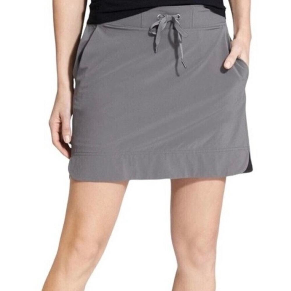 Athleta Gray Modern Metro Midtown Skort Tennis Running Hiking Size 0
